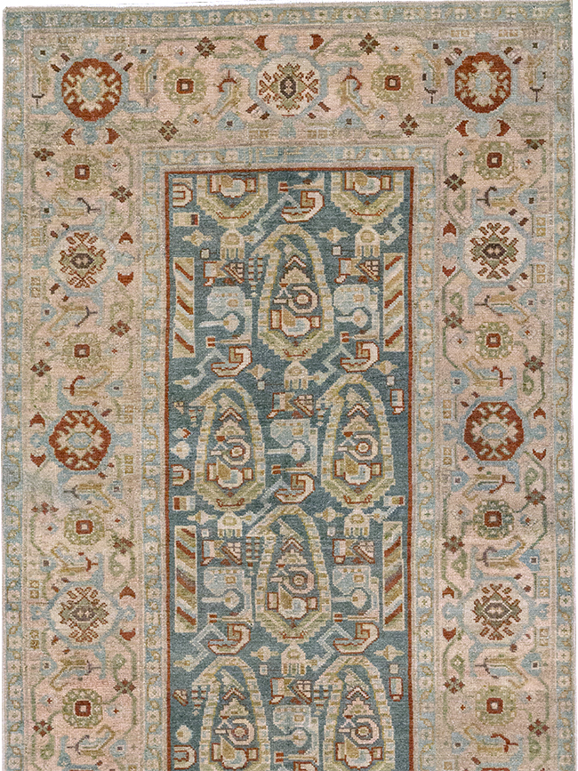 Vintage Persian Malayer Long Runner, No.32705 - Gsblank
