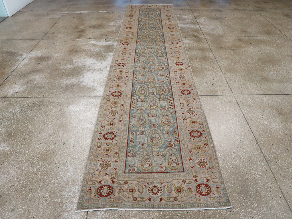 Vintage Persian Malayer Long Runner, No.32705 - Gsblank