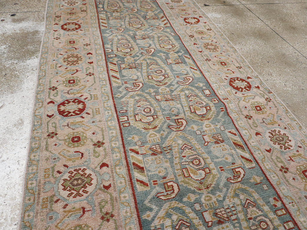 Vintage Persian Malayer Long Runner, No.32705 - Gsblank