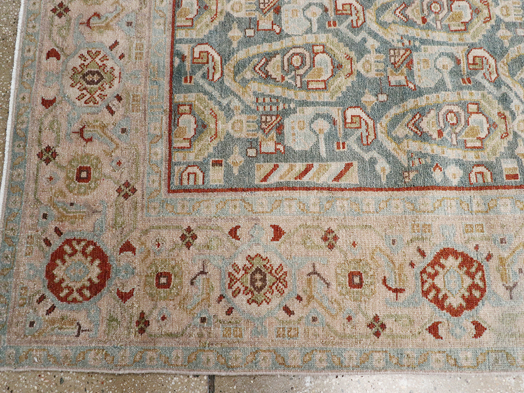 Vintage Persian Malayer Long Runner, No.32705 - Gsblank