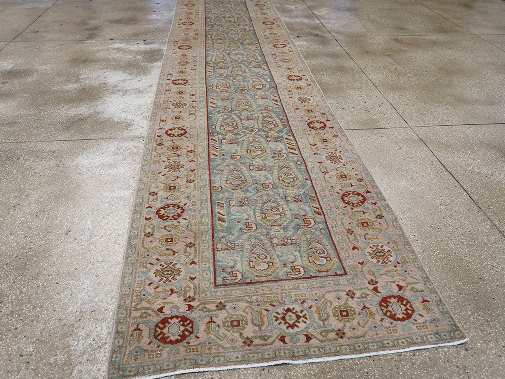 Vintage Persian Malayer Long Runner, No.32705 - Gsblank