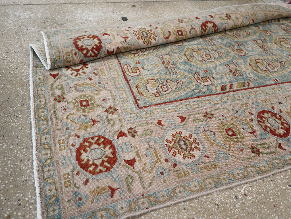 Vintage Persian Malayer Long Runner, No.32705 - Gsblank