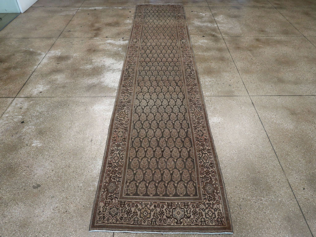 Vintage Persian Malayer Long Runner, No.32706 - Gsblank