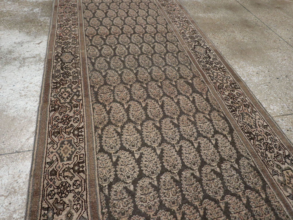 Vintage Persian Malayer Long Runner, No.32706 - Gsblank