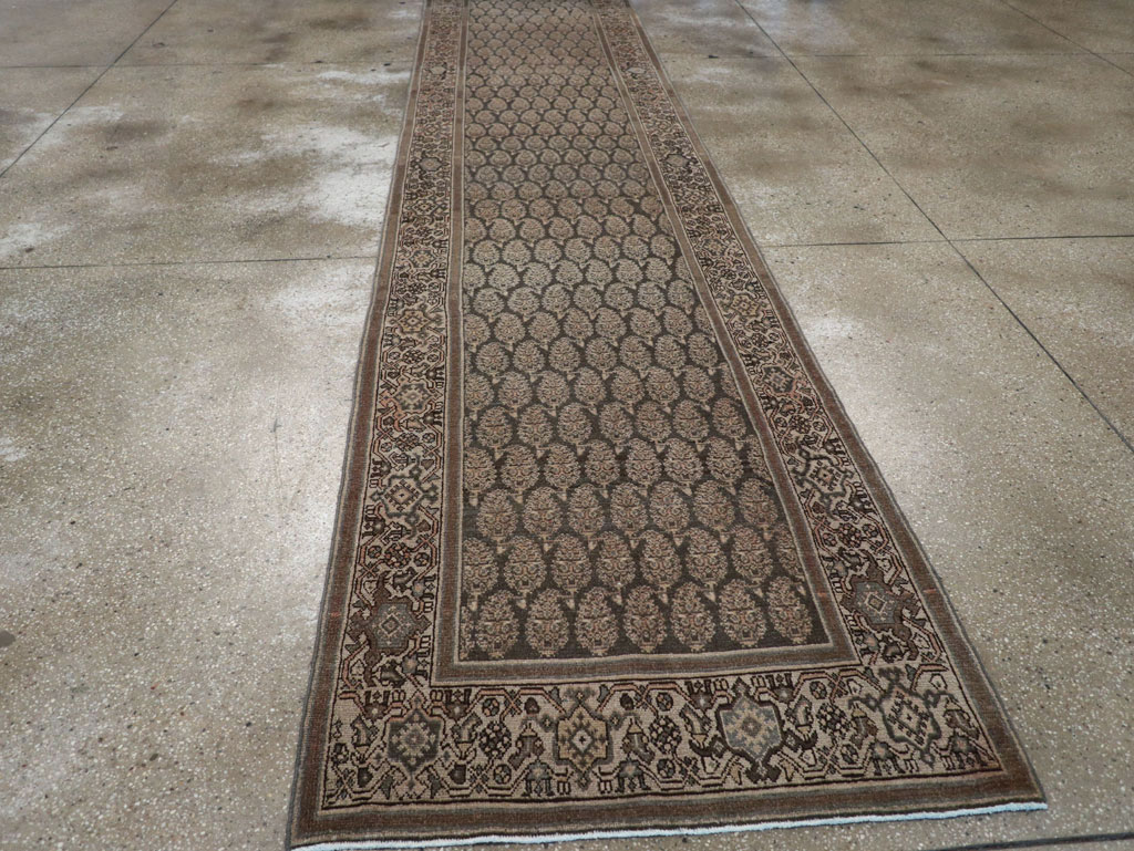 Vintage Persian Malayer Long Runner, No.32706 - Gsblank