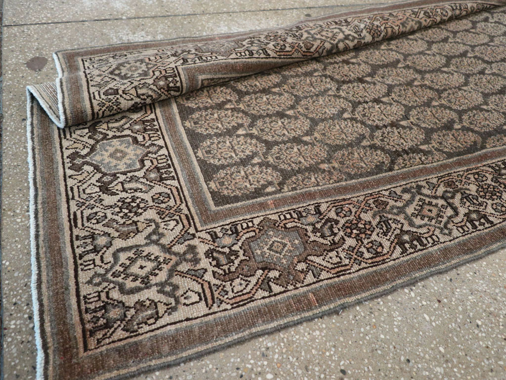 Vintage Persian Malayer Long Runner, No.32706 - Gsblank