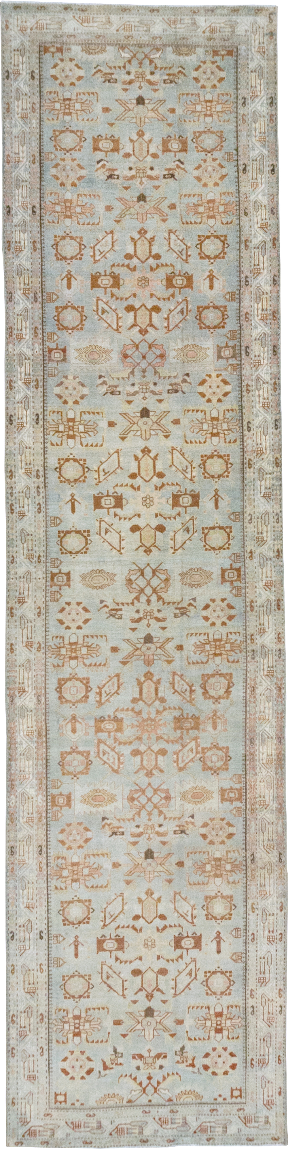 Vintage Persian Malayer Wide Gallery Runner, No.32707 - Gsblank