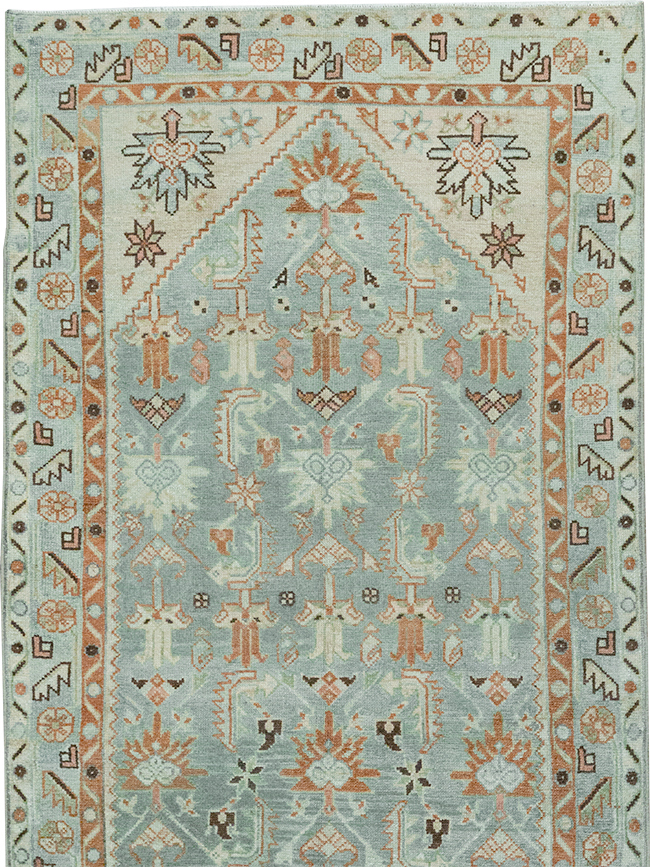 Vintage Persian Malayer Long Runner, No.32708 - Gsblank