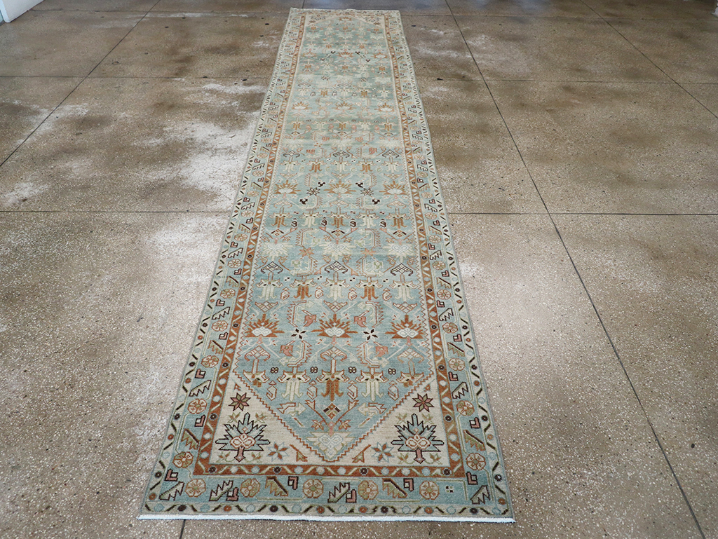 Vintage Persian Malayer Long Runner, No.32708 - Gsblank