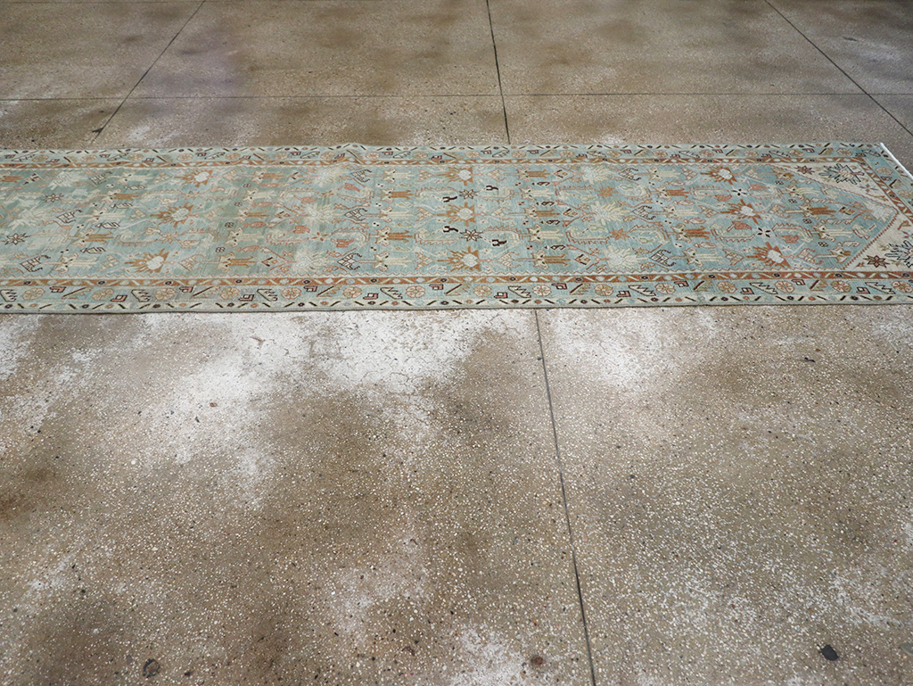 Vintage Persian Malayer Long Runner, No.32708 - Gsblank