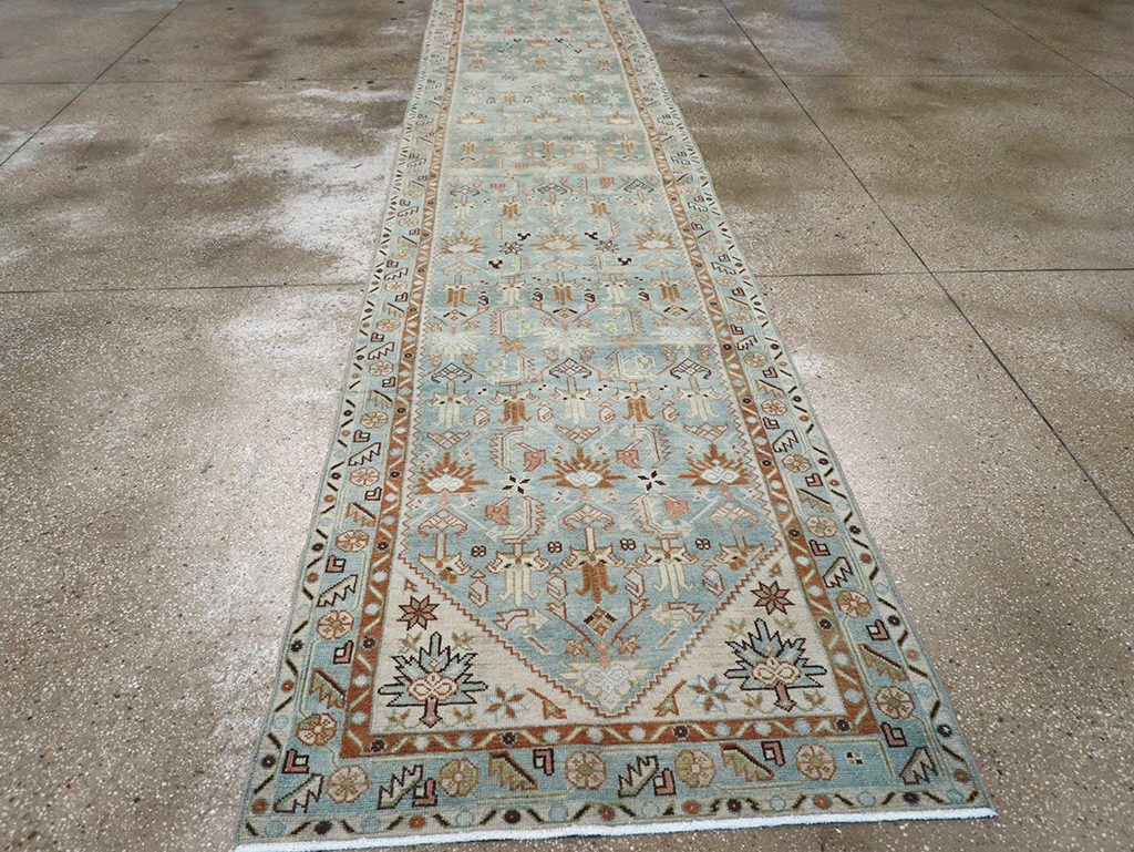 Vintage Persian Malayer Long Runner, No.32708 - Gsblank