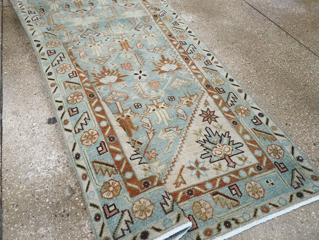 Vintage Persian Malayer Long Runner, No.32708 - Gsblank