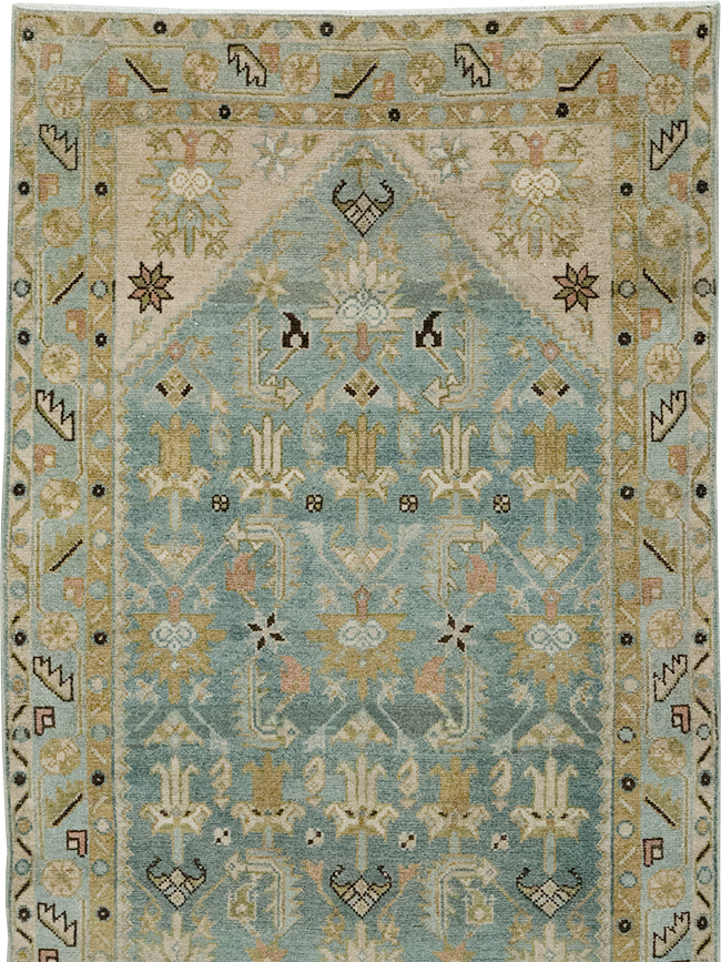 Vintage Persian Malayer Long Runner, No.32710 - Gsblank