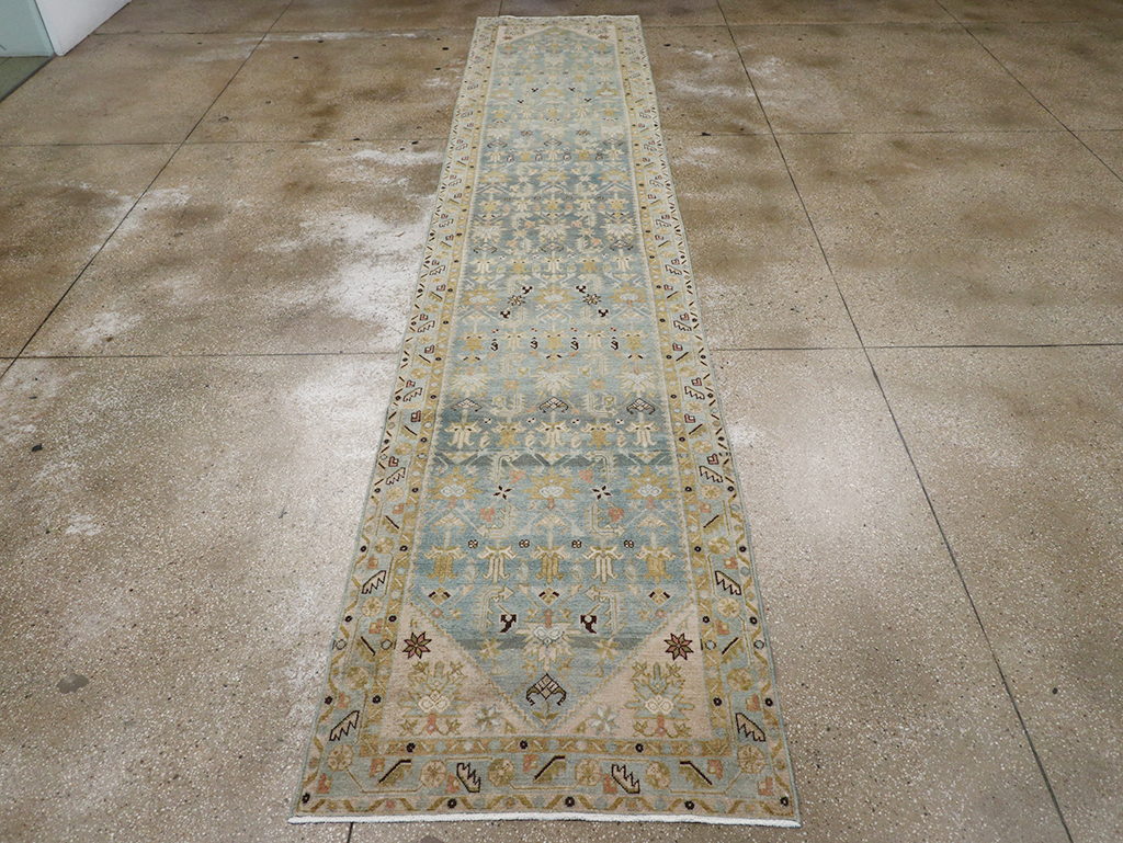 Vintage Persian Malayer Long Runner, No.32710 - Gsblank