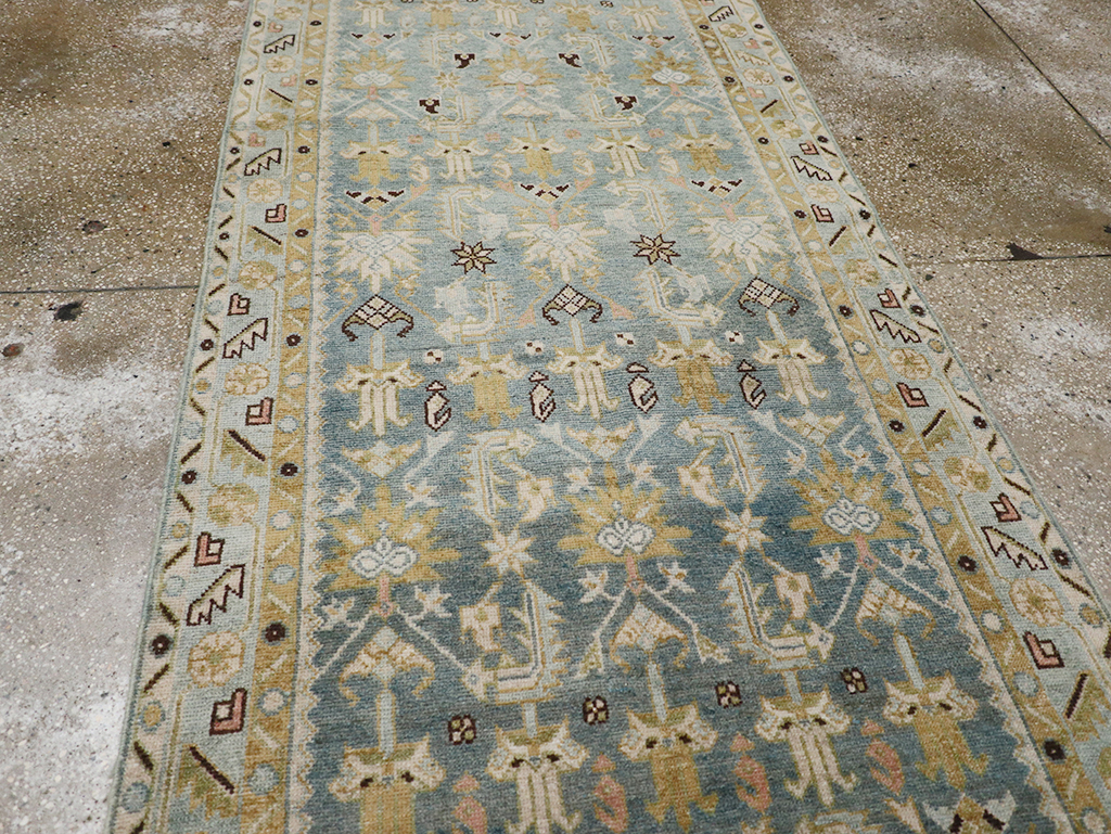 Vintage Persian Malayer Long Runner, No.32710 - Gsblank