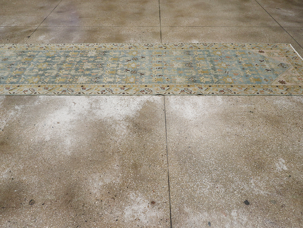 Vintage Persian Malayer Long Runner, No.32710 - Gsblank