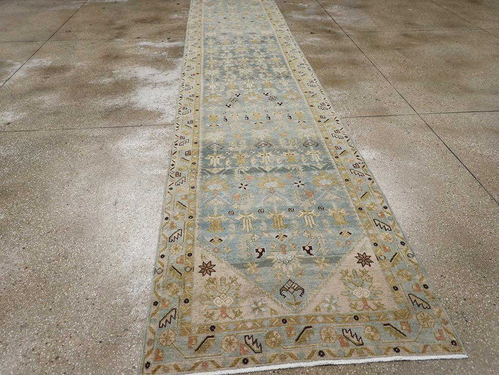 Vintage Persian Malayer Long Runner, No.32710 - Gsblank