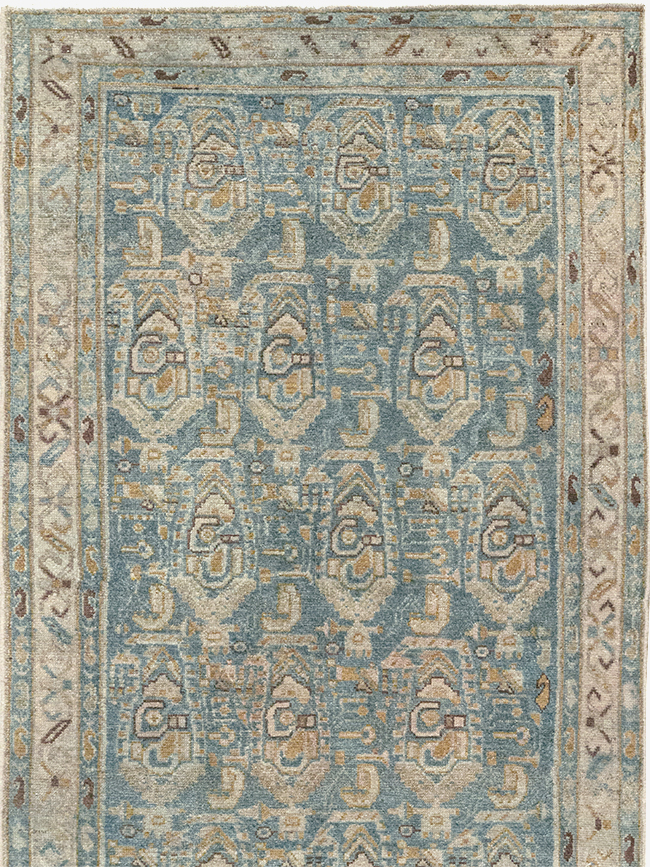 Vintage Persian Malayer Long Runner, No.32711 - Gsblank