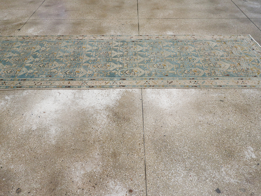 Vintage Persian Malayer Long Runner, No.32711 - Gsblank