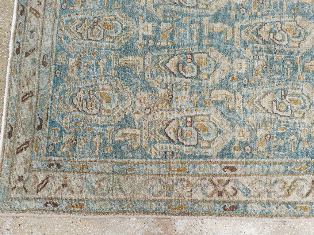 Vintage Persian Malayer Long Runner, No.32711 - Gsblank