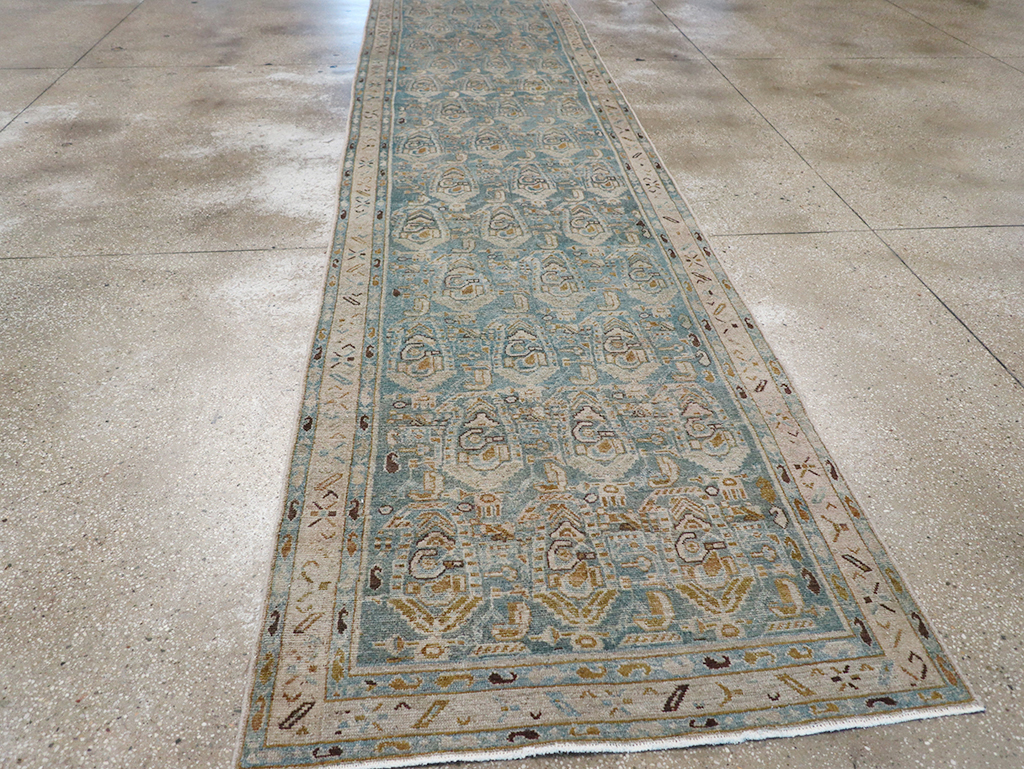 Vintage Persian Malayer Long Runner, No.32711 - Gsblank