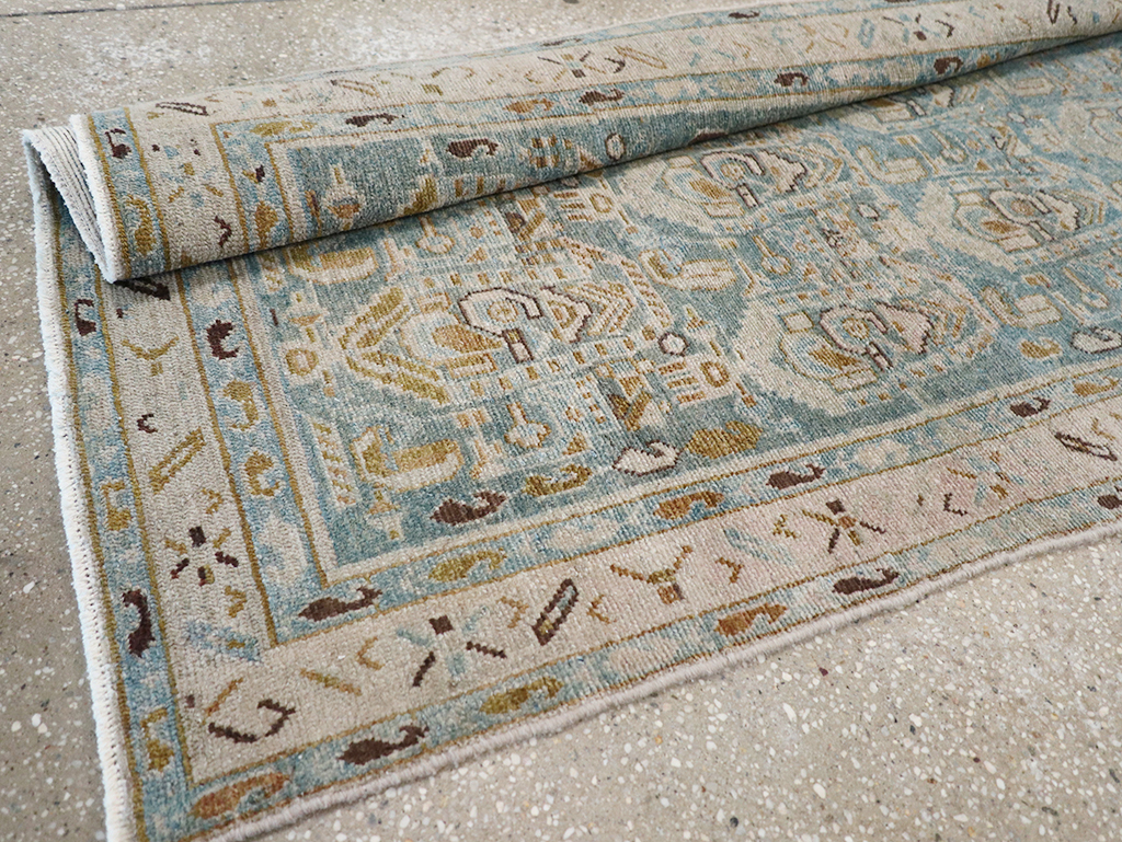Vintage Persian Malayer Long Runner, No.32711 - Gsblank