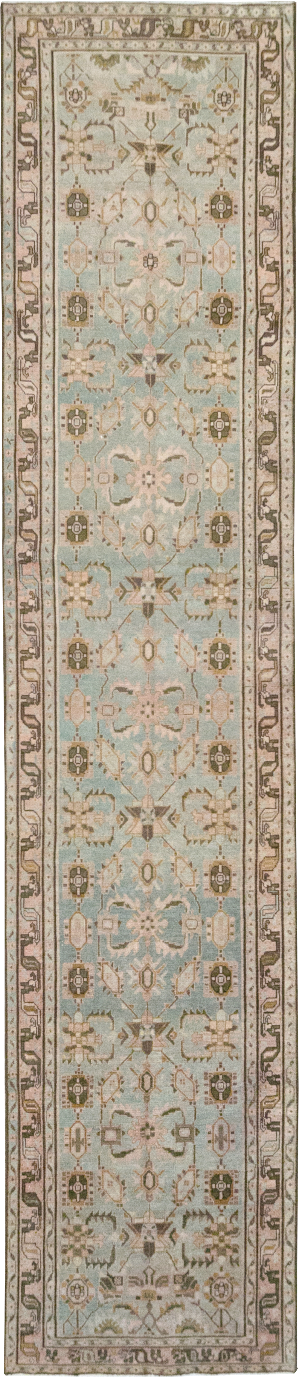 Vintage Persian Malayer Long Runner, No.32712 - Gsblank