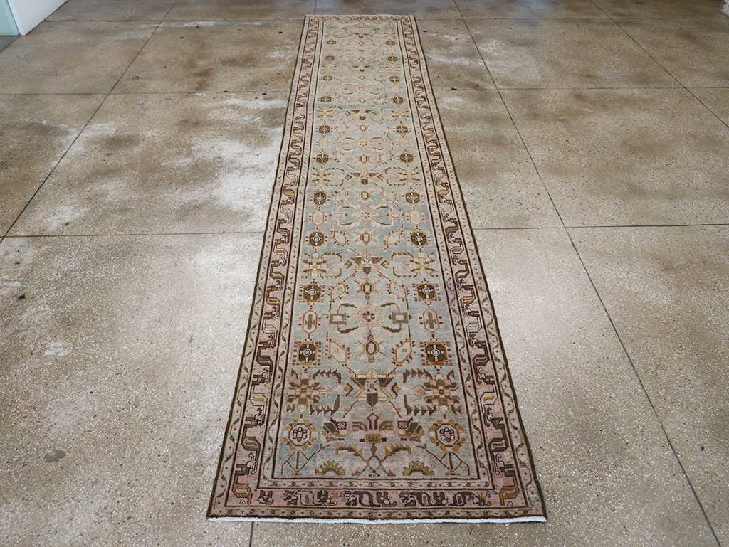 Vintage Persian Malayer Long Runner, No.32712 - Gsblank