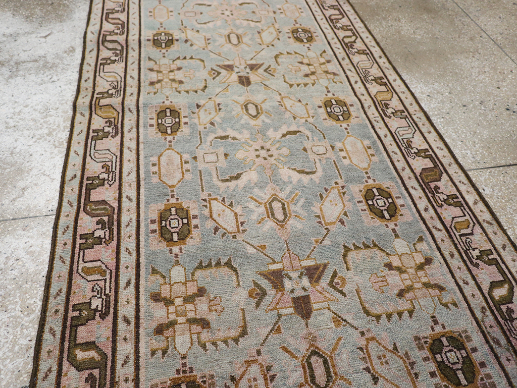 Vintage Persian Malayer Long Runner, No.32712 - Gsblank