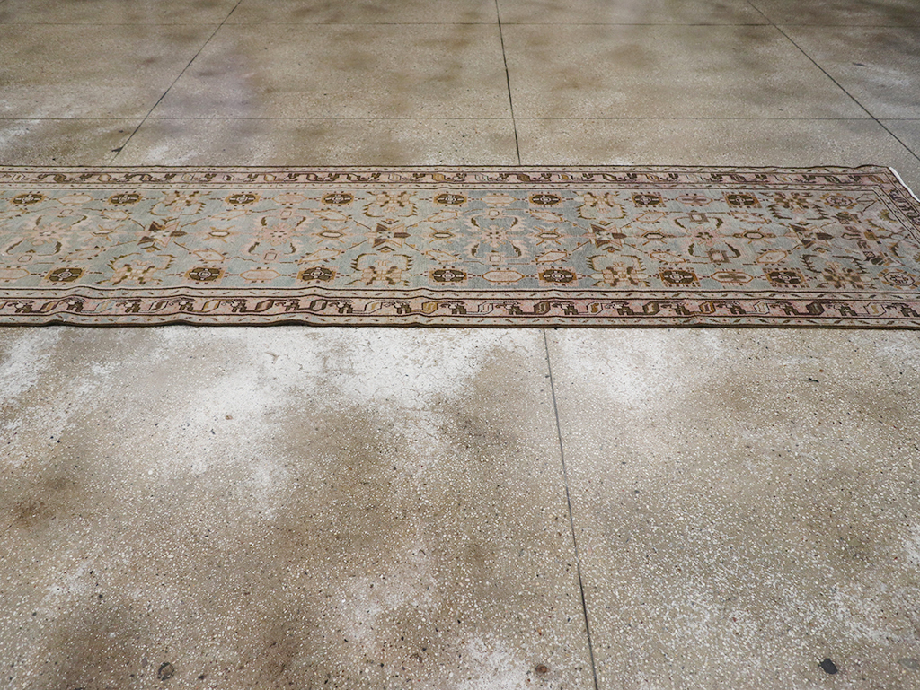 Vintage Persian Malayer Long Runner, No.32712 - Gsblank