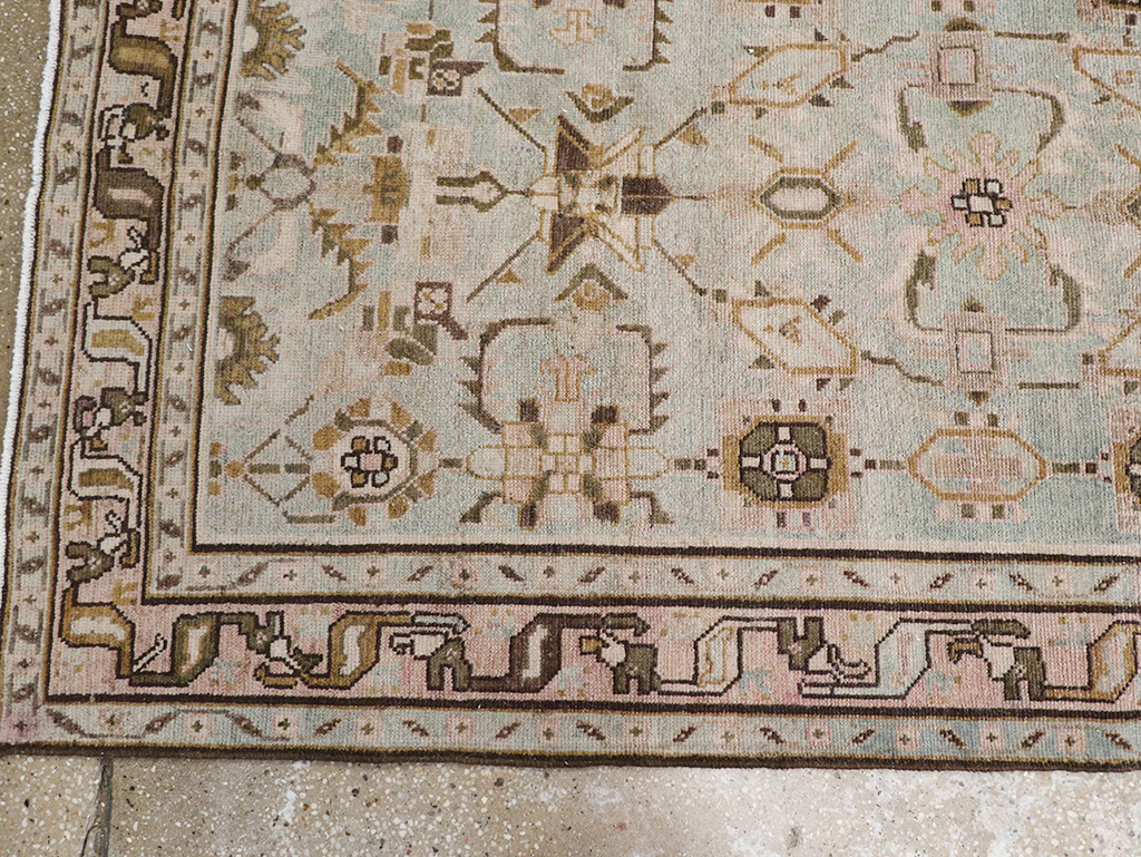 Vintage Persian Malayer Long Runner, No.32712 - Gsblank