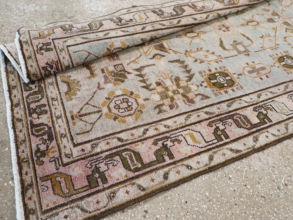Vintage Persian Malayer Long Runner, No.32712 - Gsblank