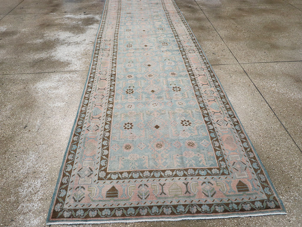 Vintage Persian Malayer Runner, No.32713 - Gsblank
