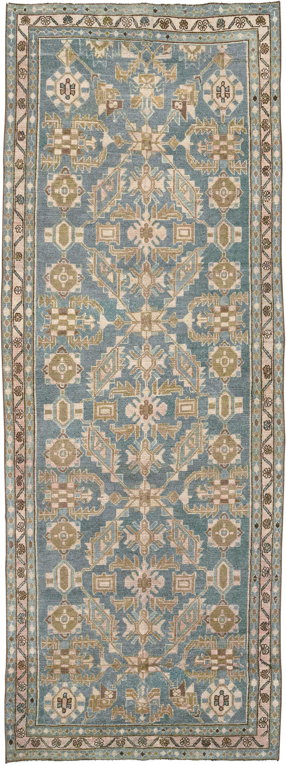 Vintage Persian Malayer Runner, No.32714 - Gsblank