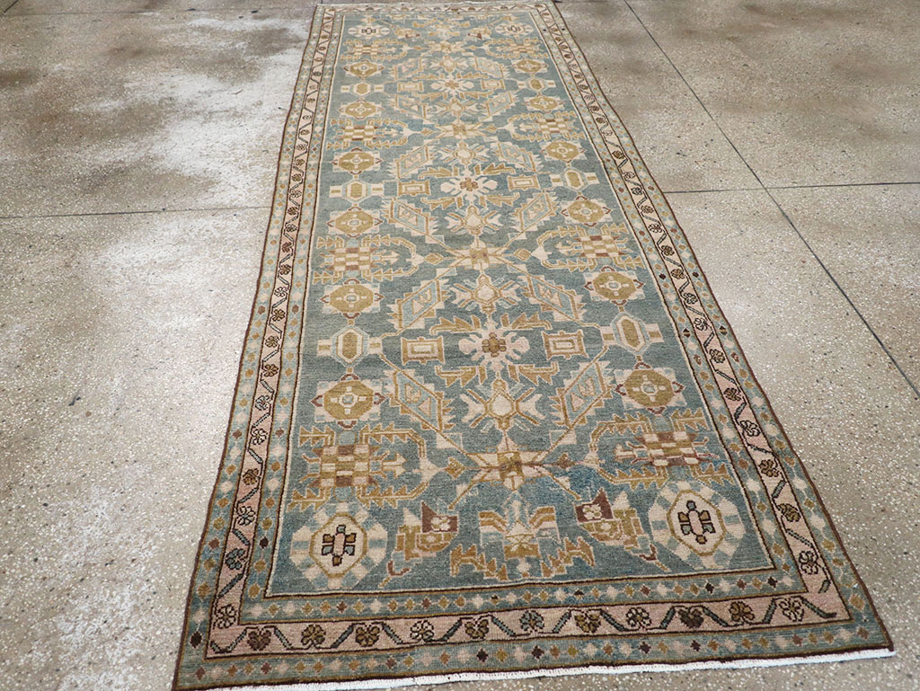 Vintage Persian Malayer Runner, No.32714 - Gsblank