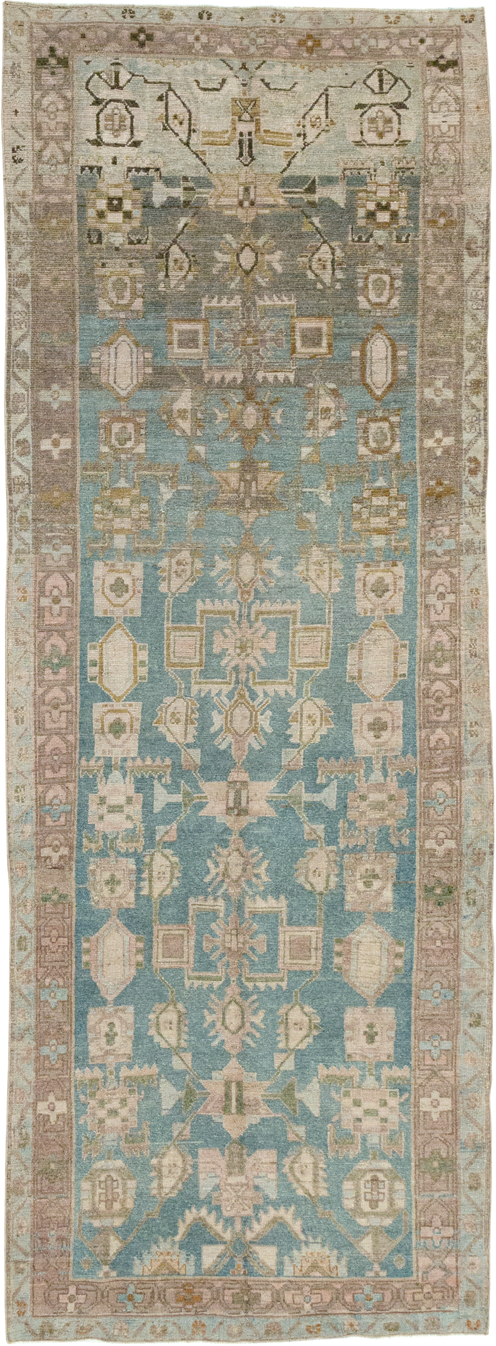 Vintage Persian Malayer Runner, No.32715 - Gsblank