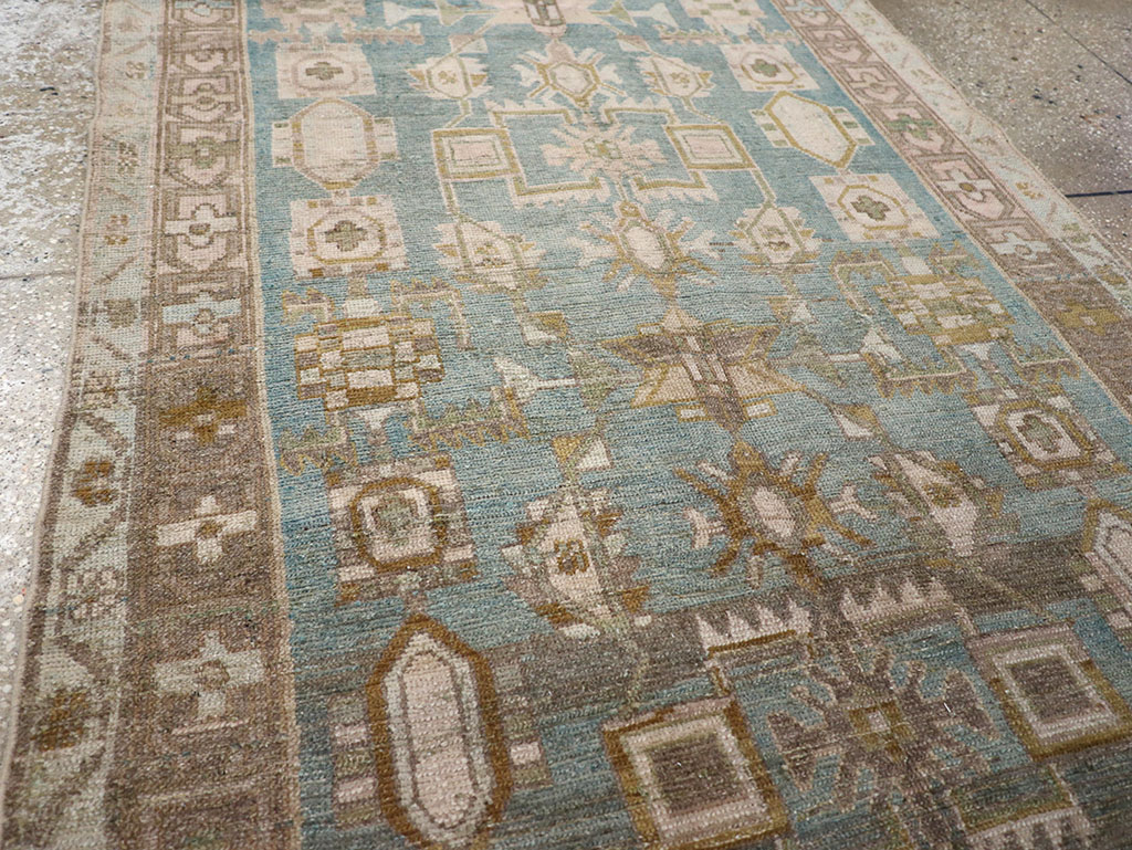Vintage Persian Malayer Runner, No.32715 - Gsblank