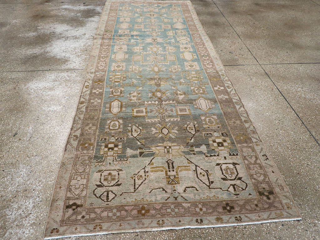 Vintage Persian Malayer Runner, No.32715 - Gsblank
