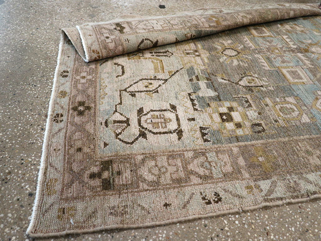Vintage Persian Malayer Runner, No.32715 - Gsblank