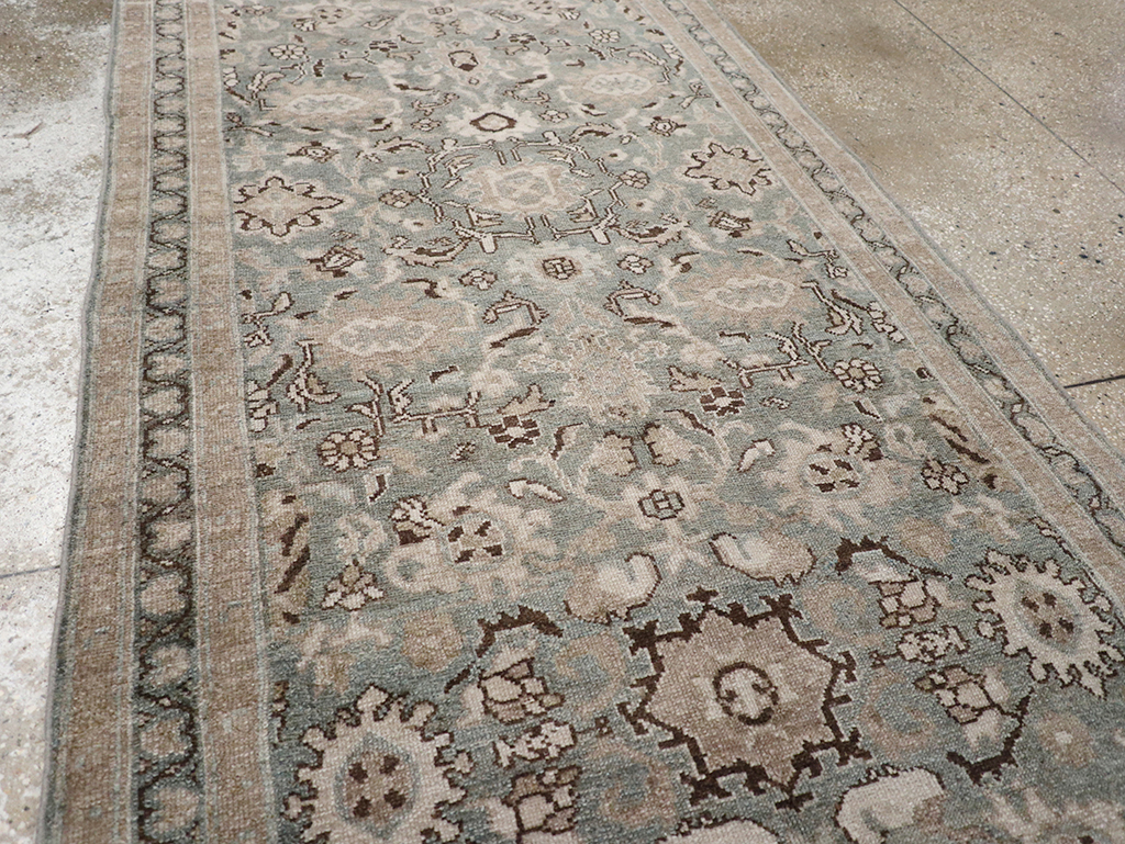 Vintage Persian Malayer Long Runner, No.32717 - Gsblank