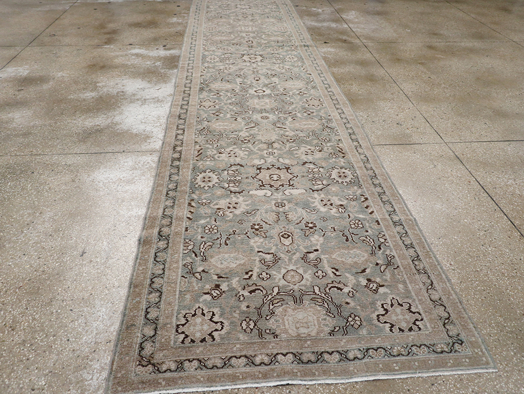 Vintage Persian Malayer Long Runner, No.32717 - Gsblank