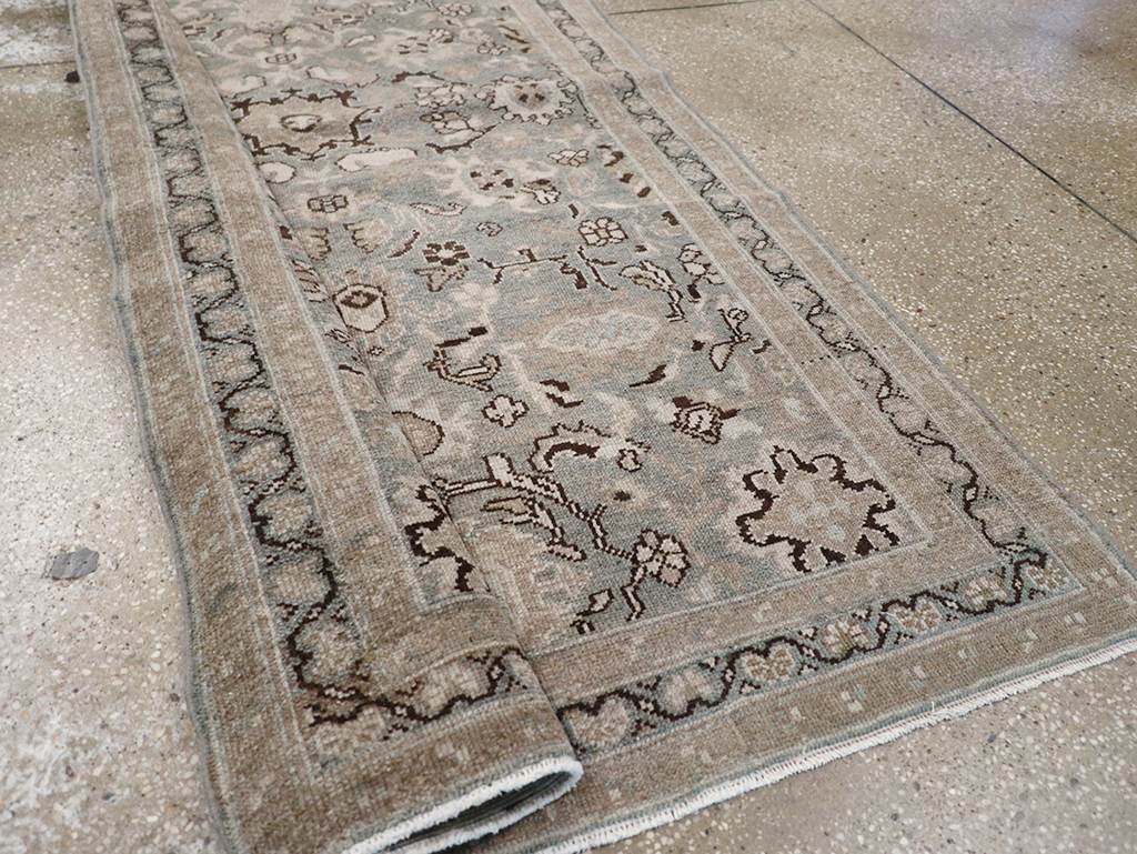 Vintage Persian Malayer Long Runner, No.32717 - Gsblank