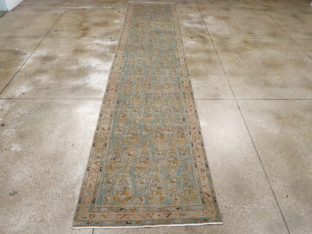 Vintage Persian Malayer Long Runner, No.32718 - Gsblank