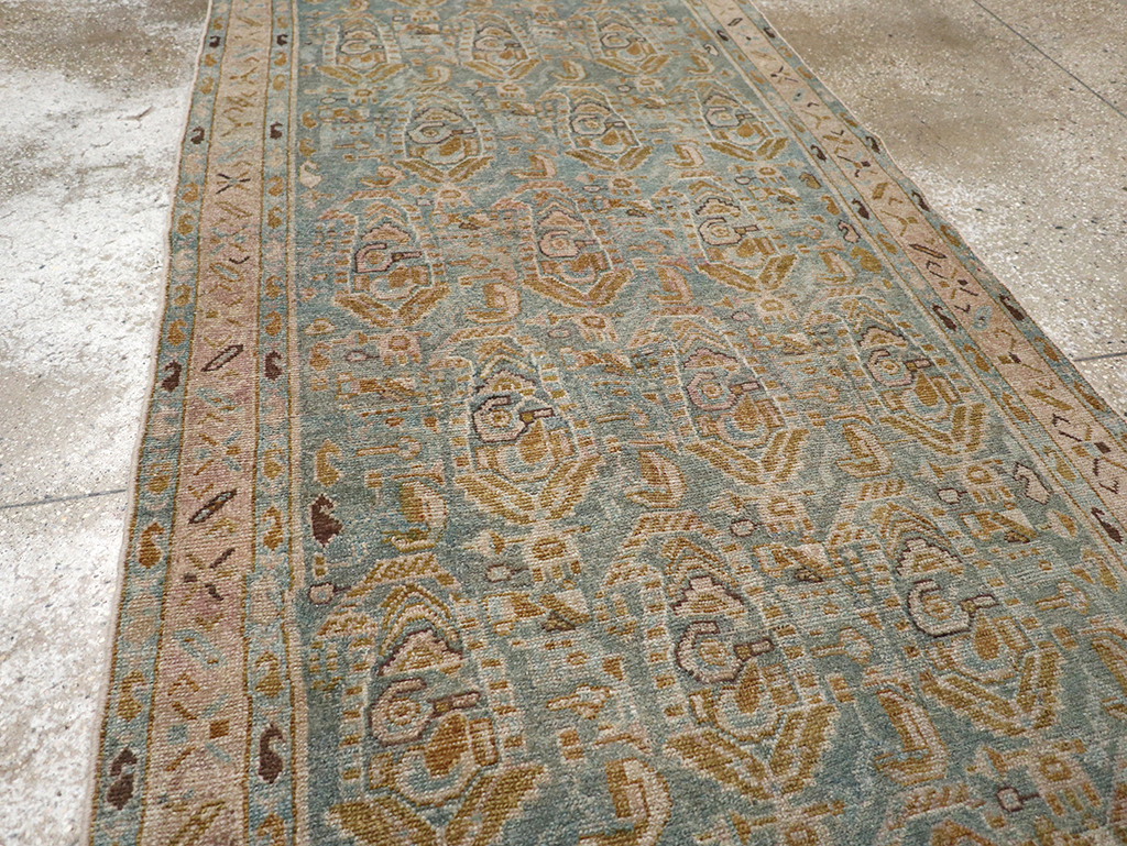 Vintage Persian Malayer Long Runner, No.32718 - Gsblank