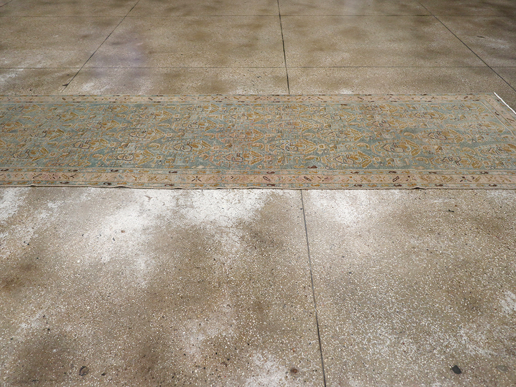 Vintage Persian Malayer Long Runner, No.32718 - Gsblank