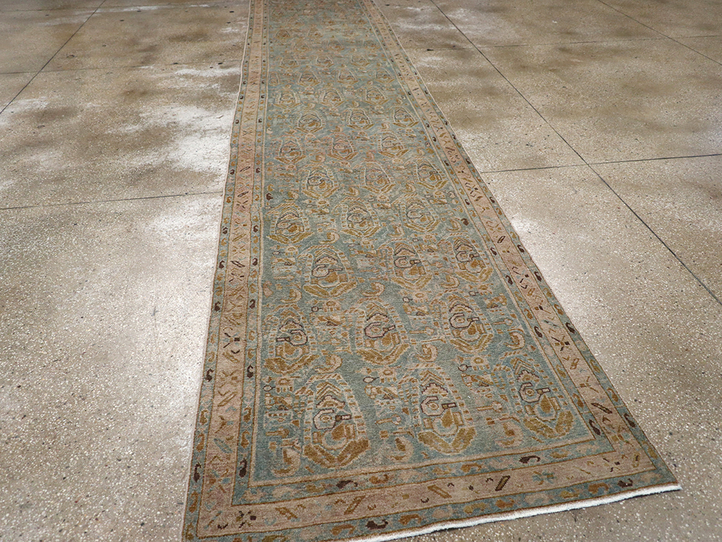 Vintage Persian Malayer Long Runner, No.32718 - Gsblank