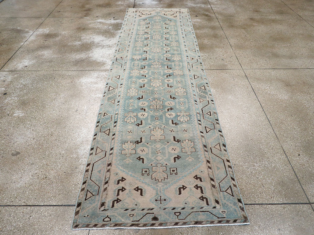Vintage Persian Malayer Runner, No.32719 - Gsblank