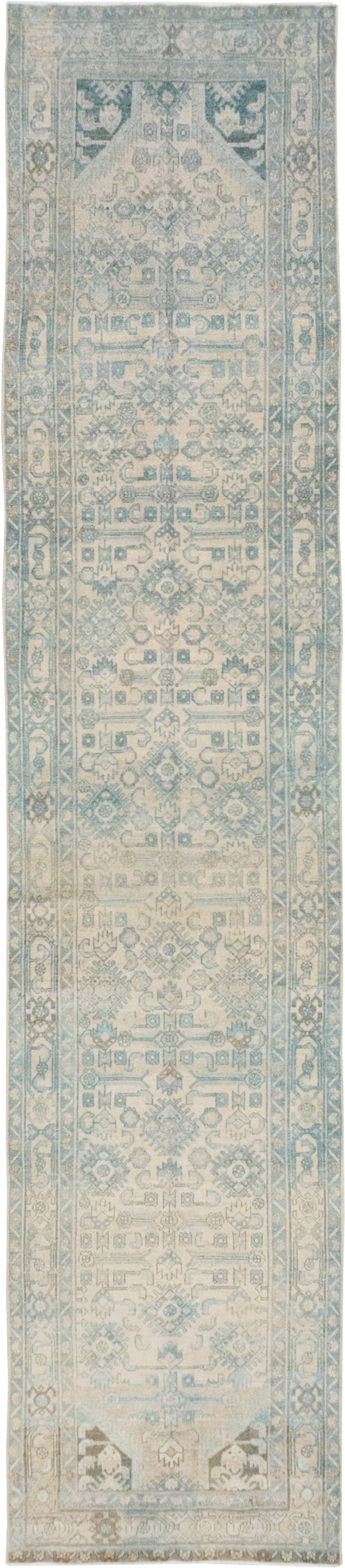Vintage Persian Malayer Long Runner, No.32720 - Gsblank