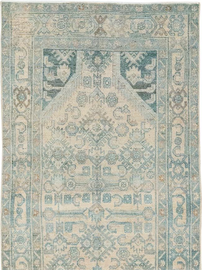 Vintage Persian Malayer Long Runner, No.32720 - Gsblank