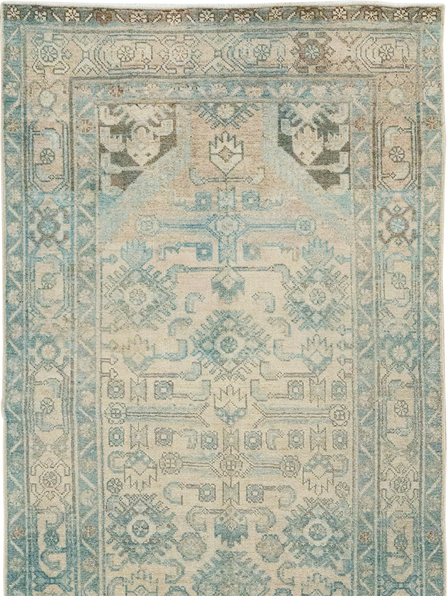 Vintage Persian Malayer Long Runner, No.32720 - Gsblank